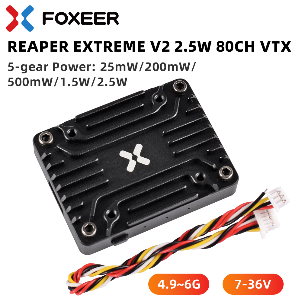 Foxeer 5.8G Reaper Extreme V2  – Foxeer Reaper Extreme 2.5W Vtx recenzja i cena